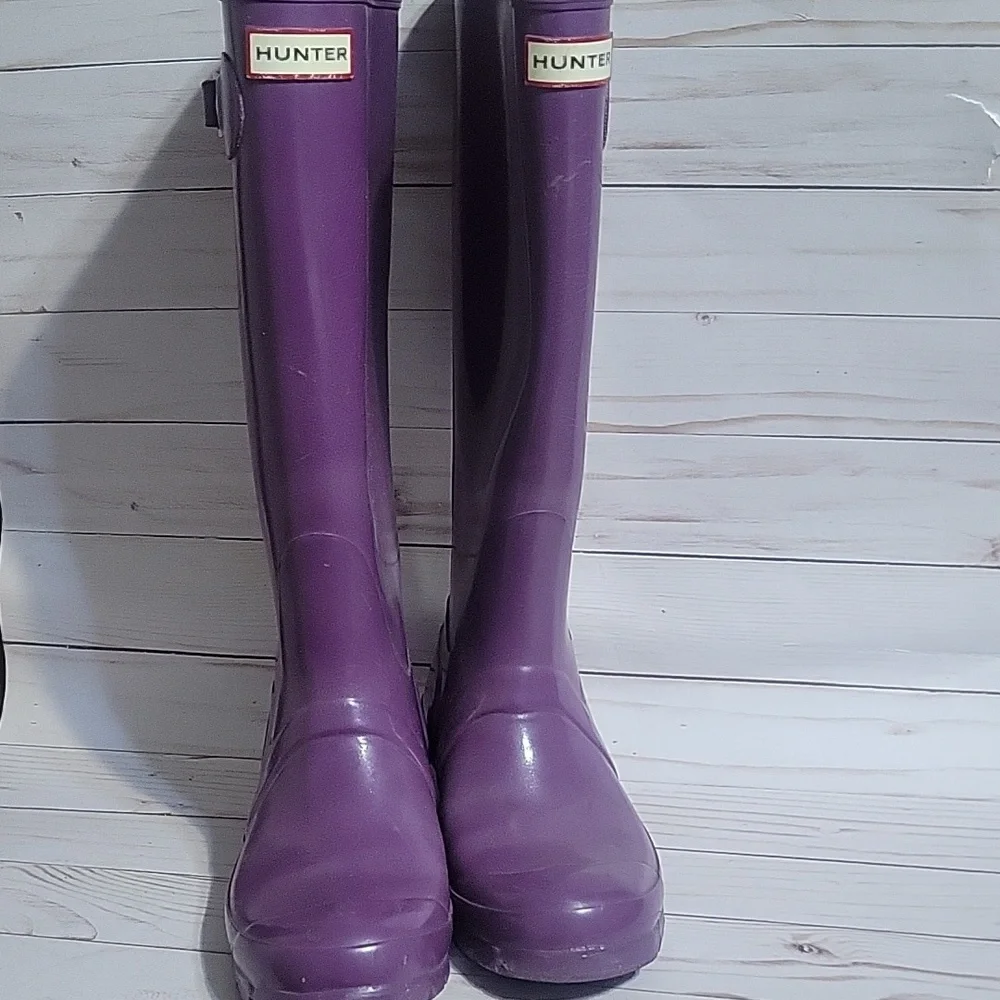 Pre-Owned Hunter Boots Size 6 - Picture 2 of 5